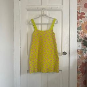 Zara Floral Jacquard Mini Dress